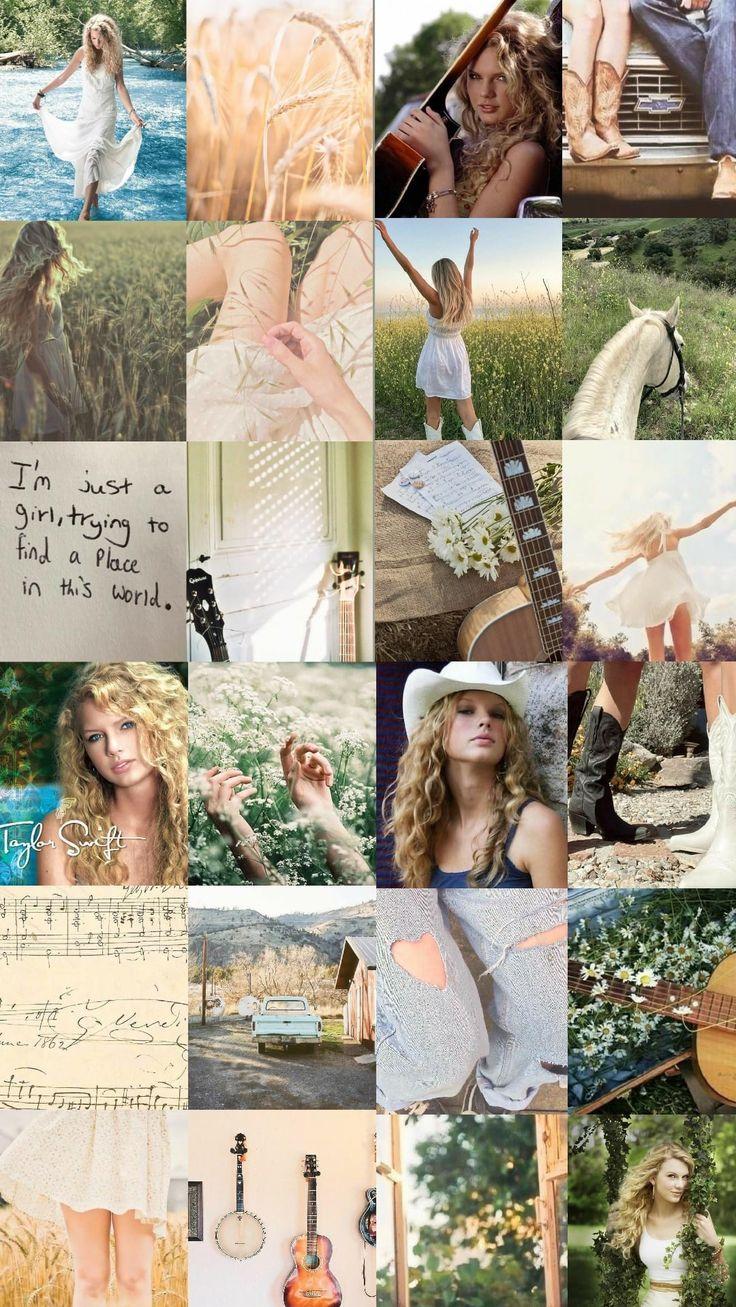 Debut Aesthetic Wallpaper In Taylor Swift