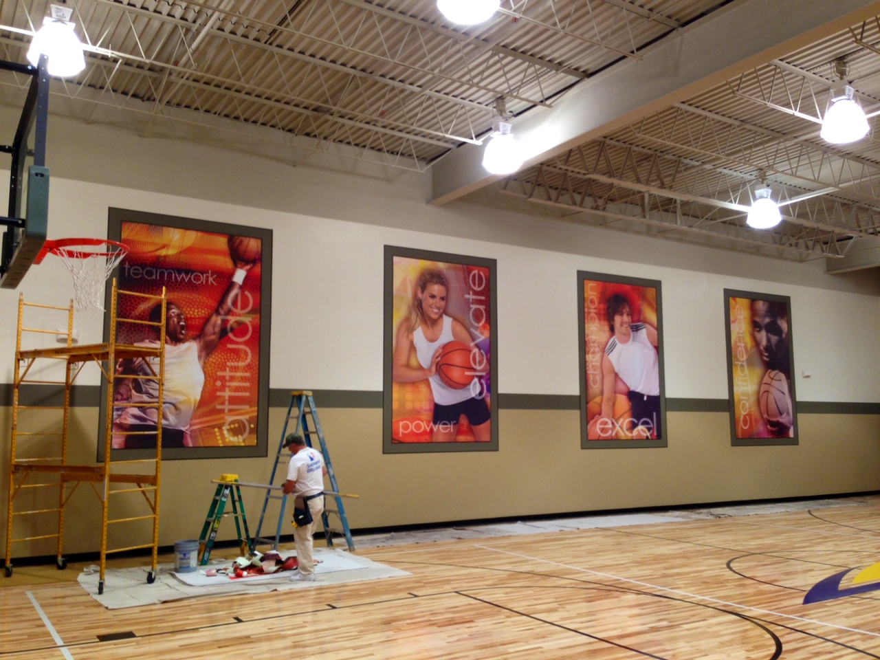 Free download James River Painters Commercial Wallpaper Installation