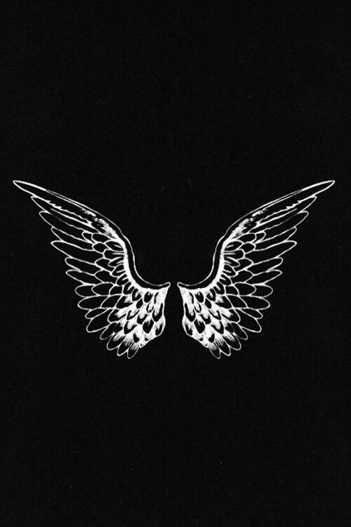 Angel Wings X iPhone Wallpaper
