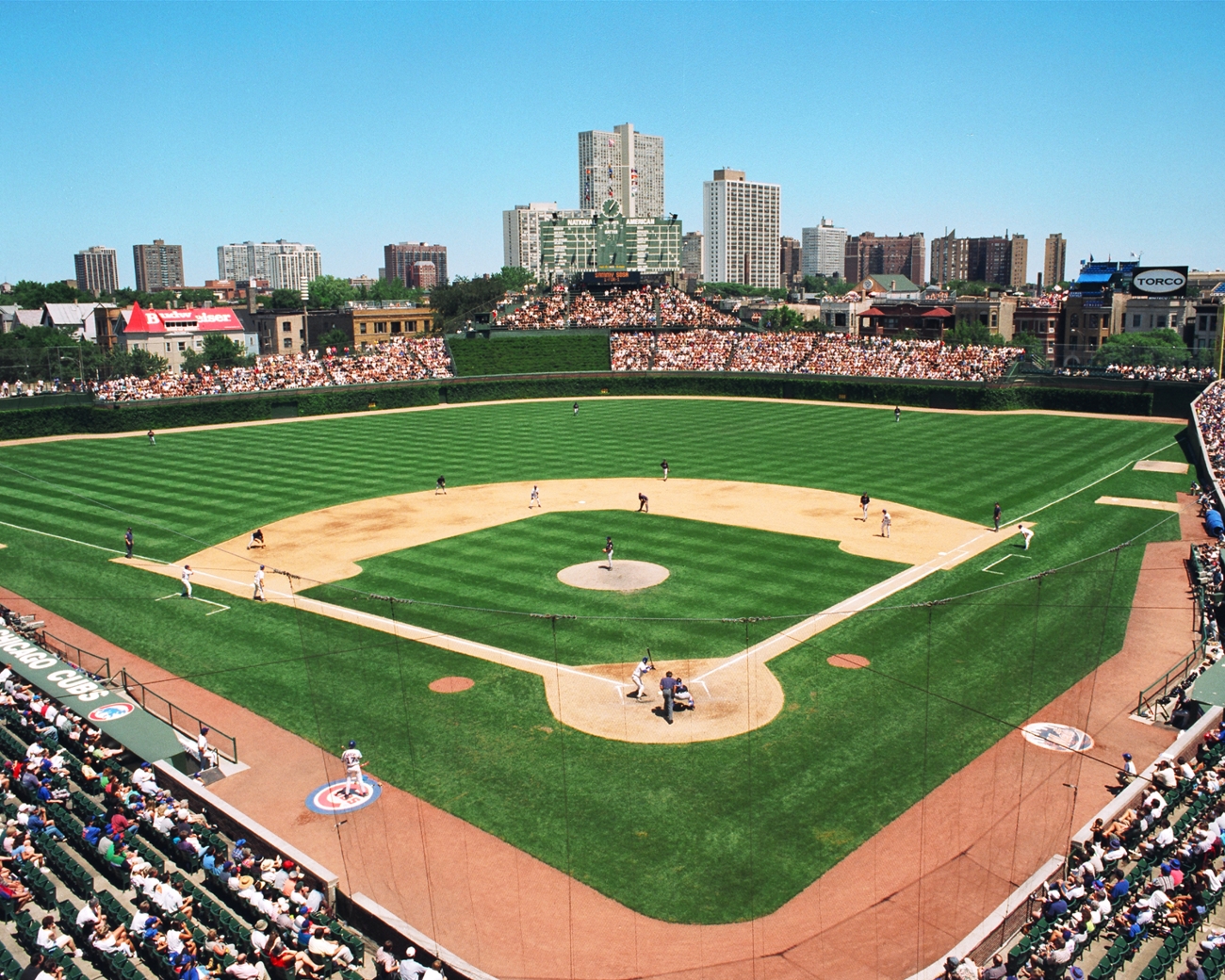 Background Wrigley Field Stadium Upper Deck