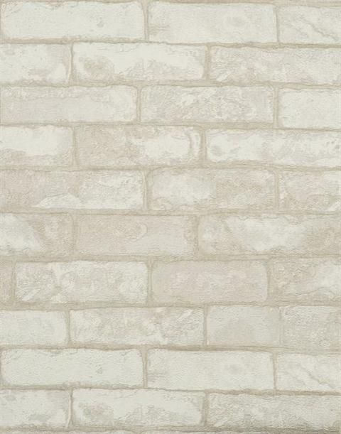 White Brick Removable Wallpaper
