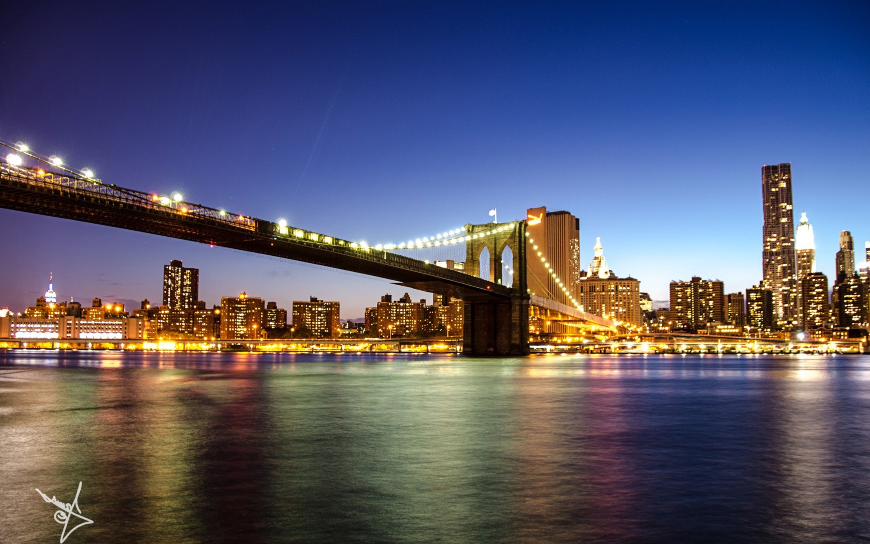 2880x1800 Brooklyn Bridge In New York Macbook Pro Retina HD 4k
