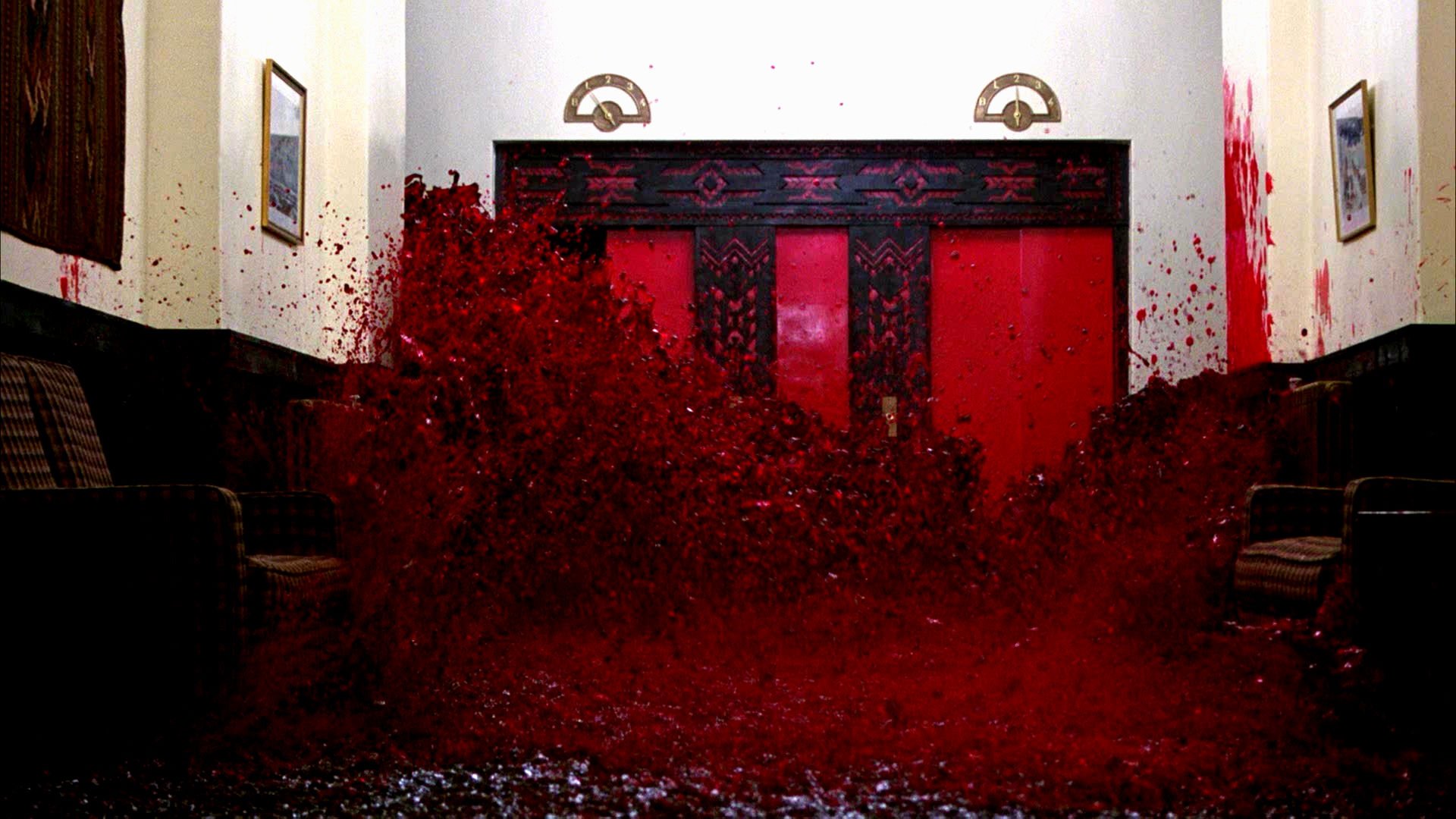 The Shining Horror Thriller Dark Movie Film Classic Blood Wallpaper
