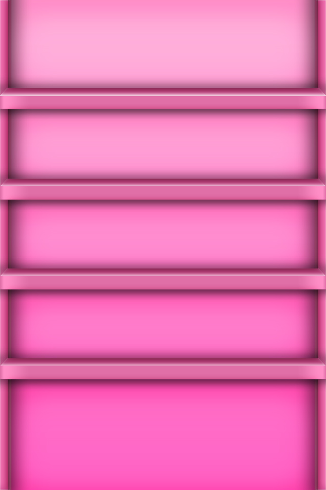 Pink Shelf iPhone Wallpaper HD
