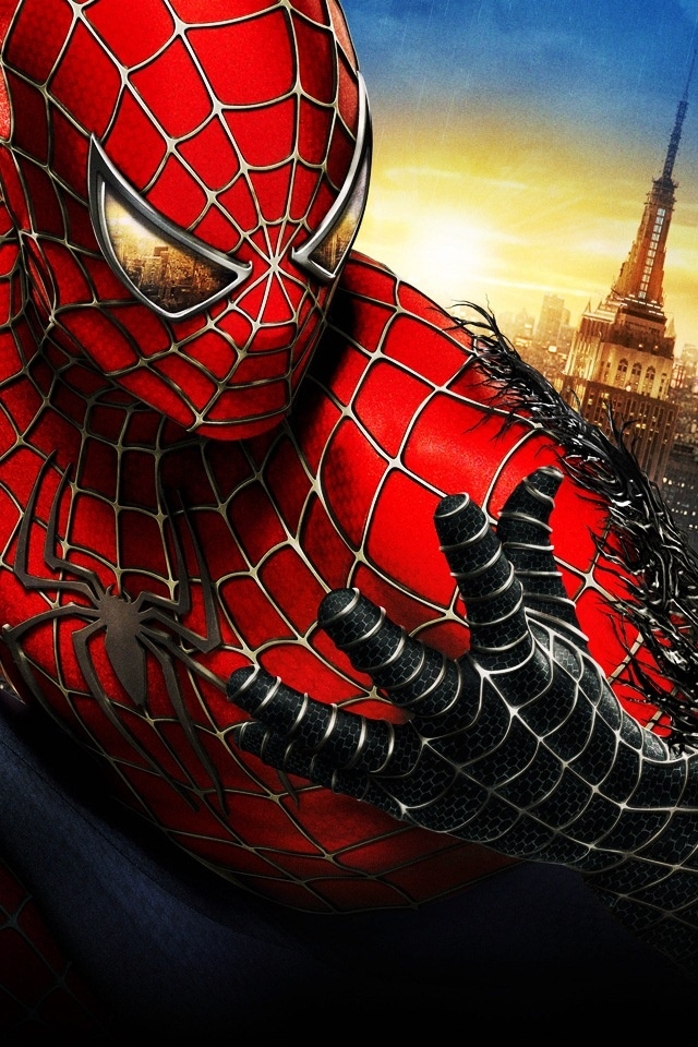 Spiderman 3 Rain iPhone 6 Plus HD Wallpaper