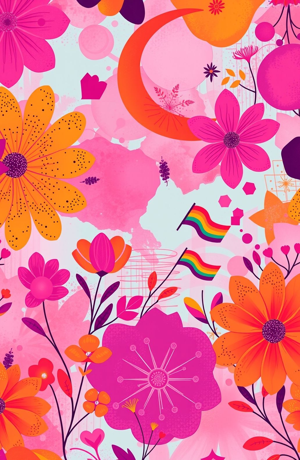 Lesbian Aesthetic Pride Wallpaper
