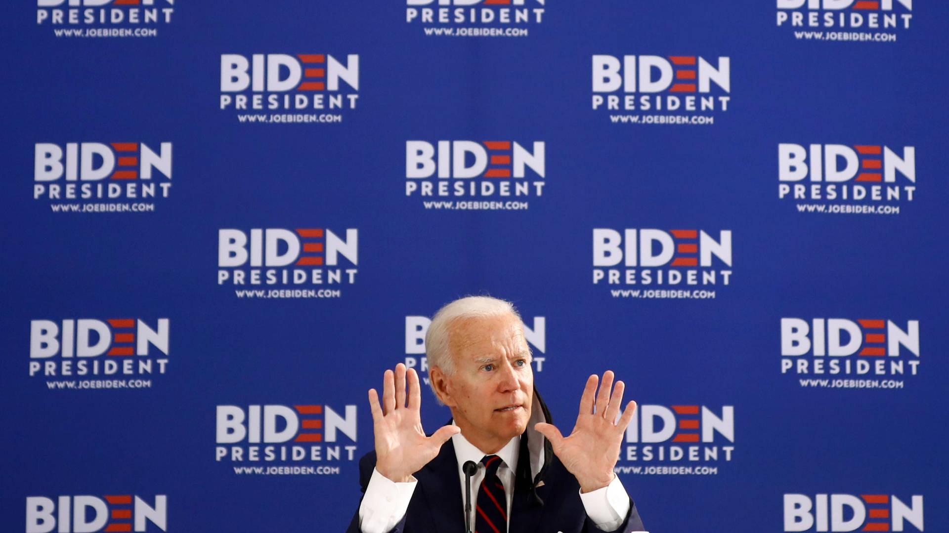 Vice President Joe Biden Delivering An Inspirational