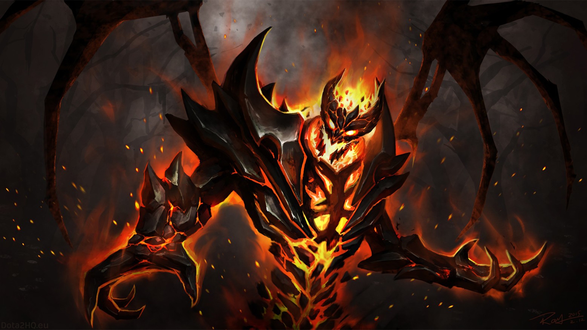 Nevermore The Shadow Fiend Dota Game Wallpaper Gallery