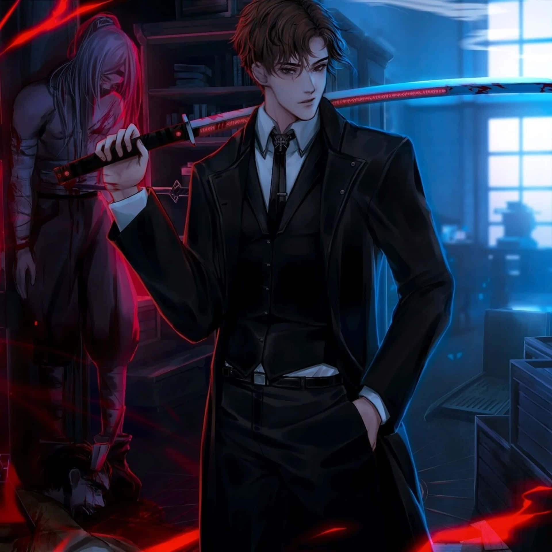 Dark Anime Boy Wallpaper