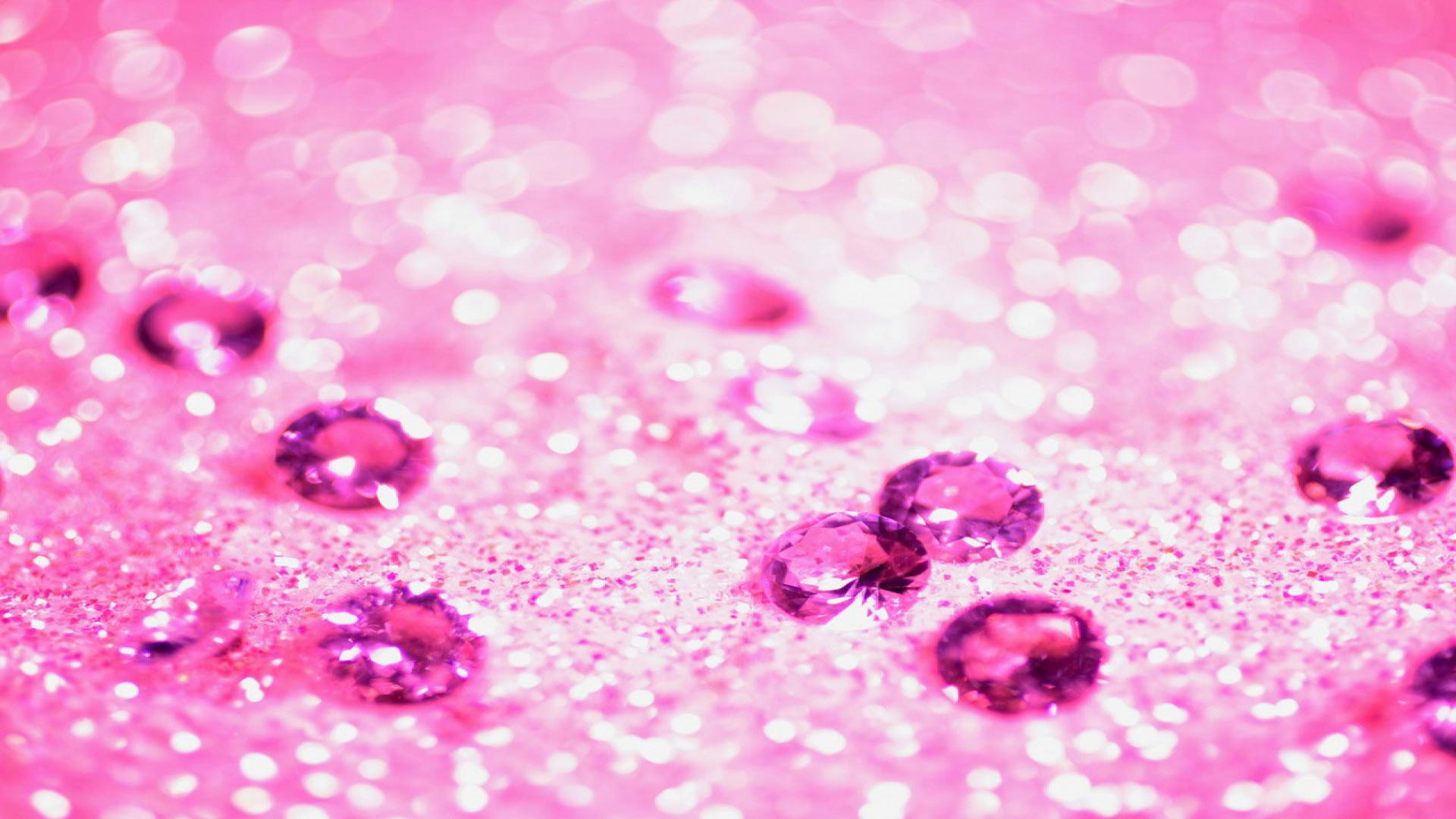 Pink Glitter Desktop Wallpaper