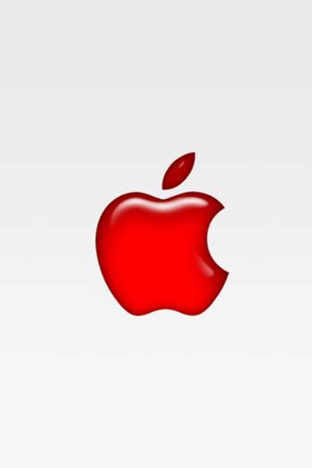 iPhone Red Apple Wallpaper