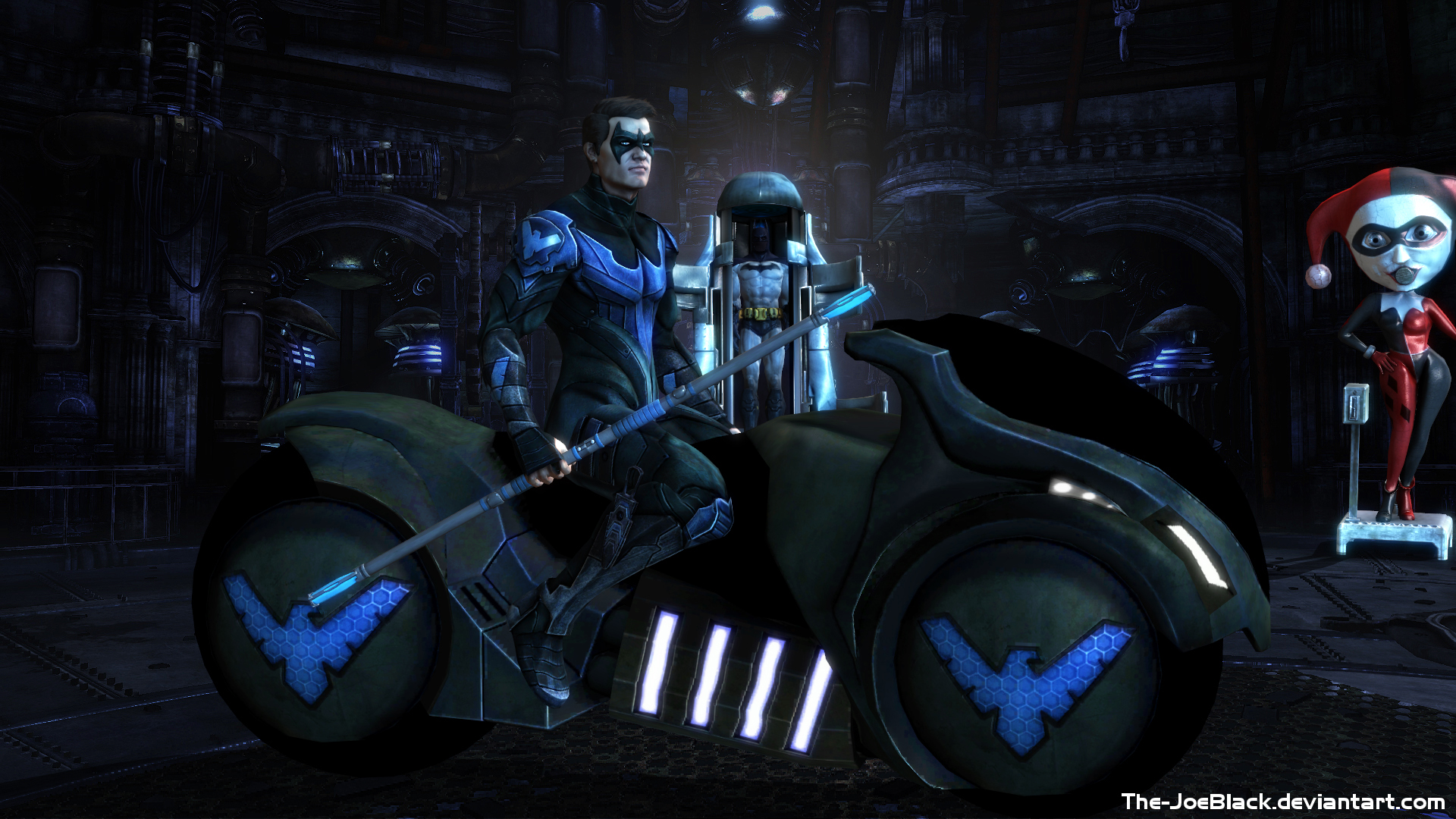 Injustice Nightwing wallpaper by The JoeBlack on
