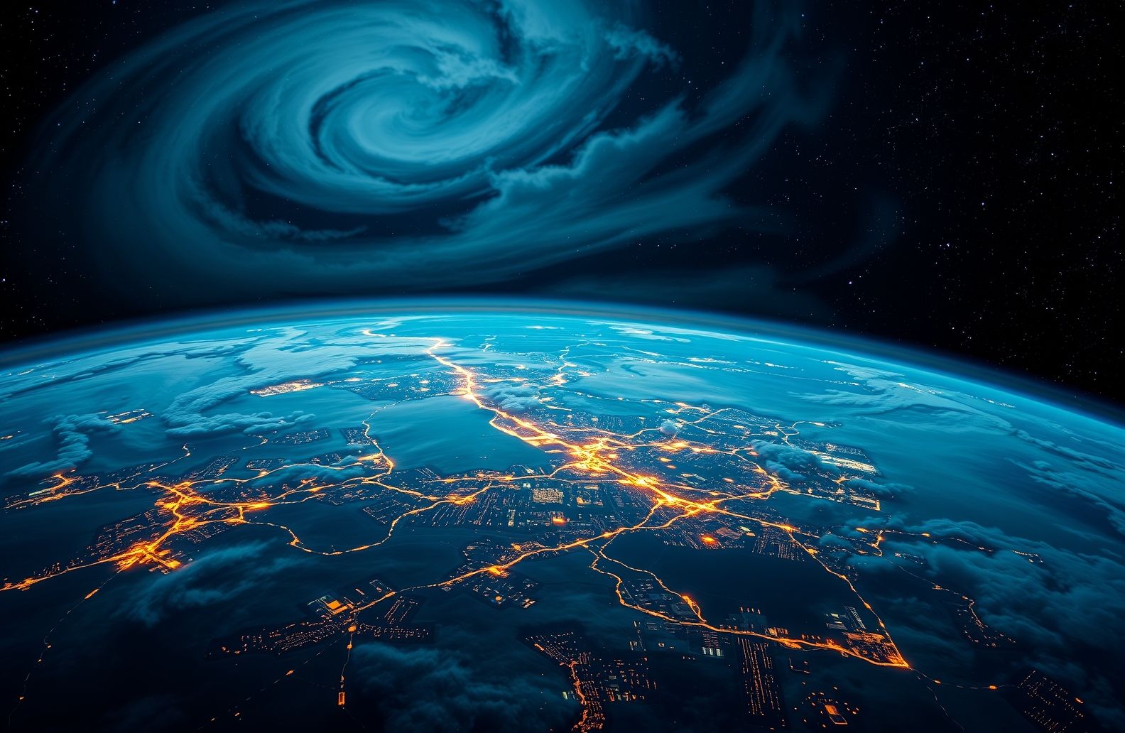 Earth At Night Wallpaper HD