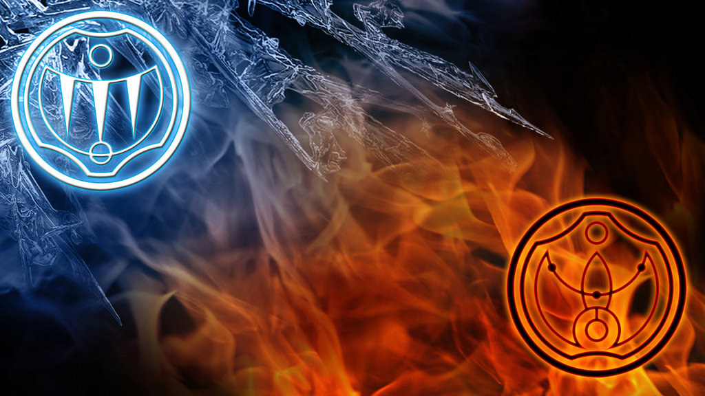 Fire And Ice Wallpaper By Kemipo