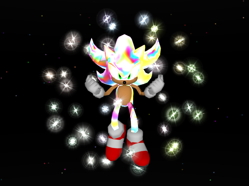 Download Hyper Sonic Fanart Wallpaper