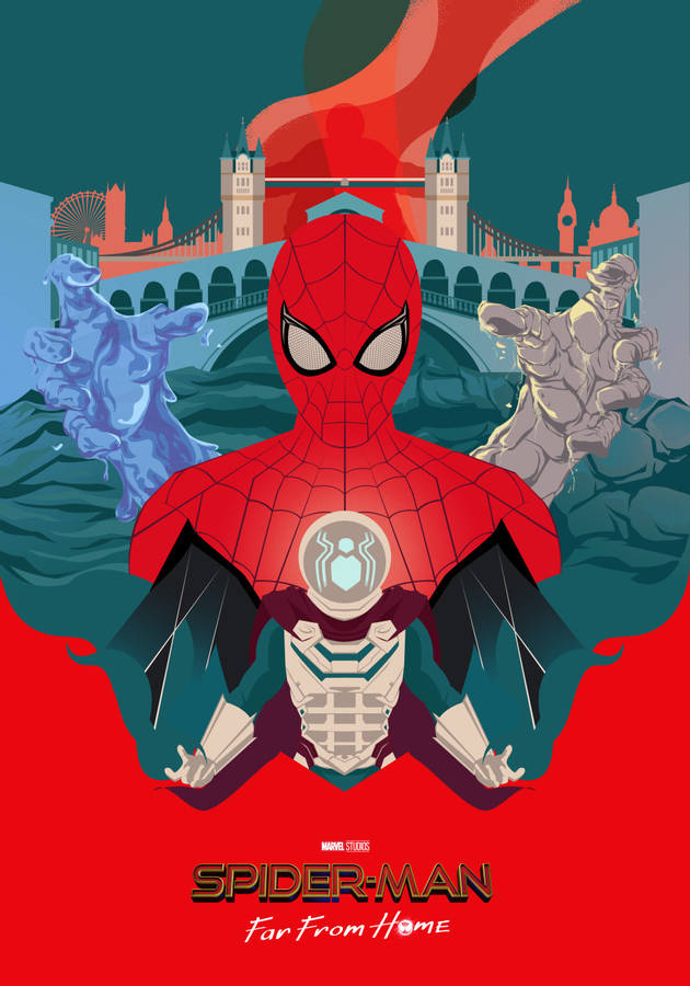 Download Spider Man Far From Home Artwork Wallpaper Wallpaperscom 630x900