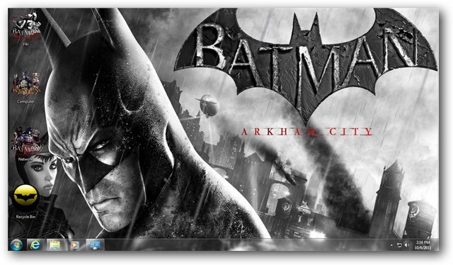 Windows Themes Batman Arkham City Theme For Game