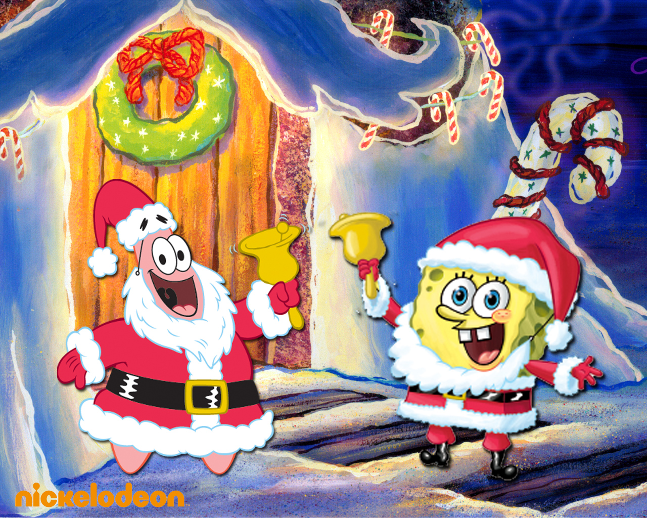 [48+] SpongeBob Christmas Wallpaper on WallpaperSafari