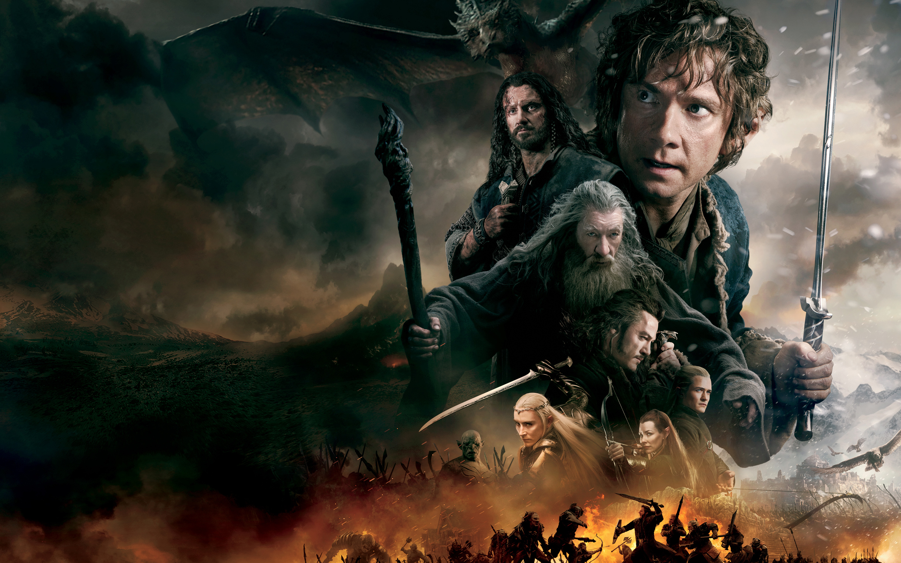 THE HOBBIT THE BATTLE OF THE FIVE ARMIES 2014 2880x1800