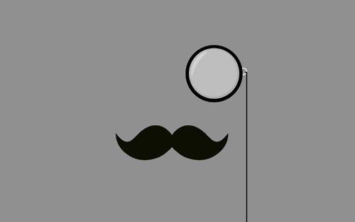 Cute Desktop Monocle Mustache Wallpaper Image On Favim