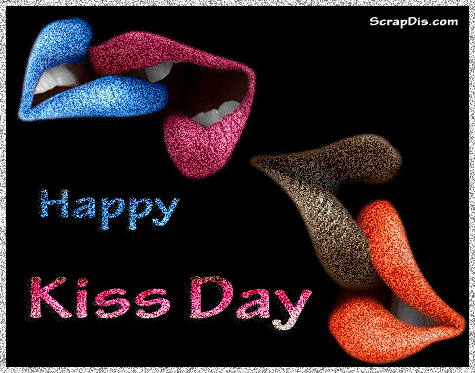 Happy Kiss Day Gif Image HD Wallaper Picture