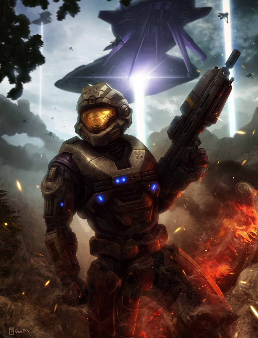 Halo Reach Noble Six By Rahll