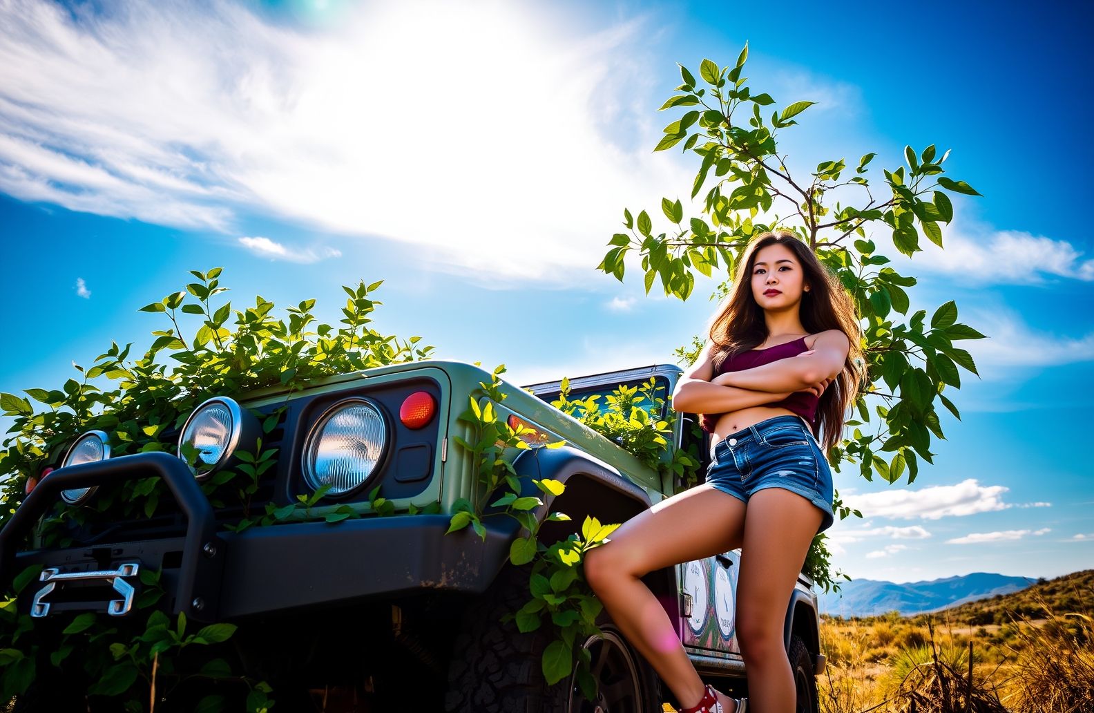 Girls And Trucks Wallpaper