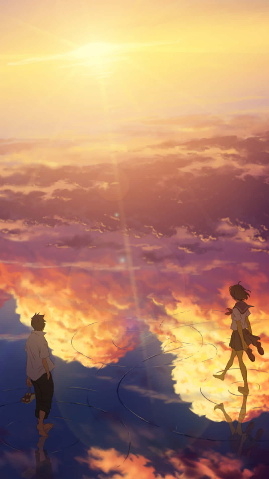 Anime Sunset Wallpaper