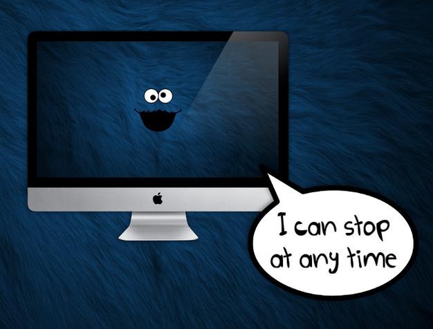 Baby Cookie Monster Cartoon Wallpaper