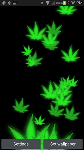 Bigger 3d Weed HD Live Wallpaper For Android Screenshot