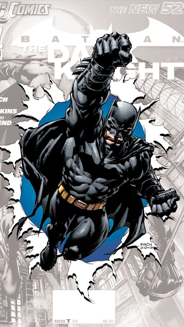 Batman Ic iPhone 4s Wallpaper