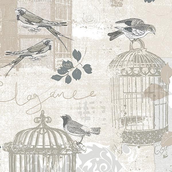 Script Wallpaper With Birds Bird Cages Warehouse