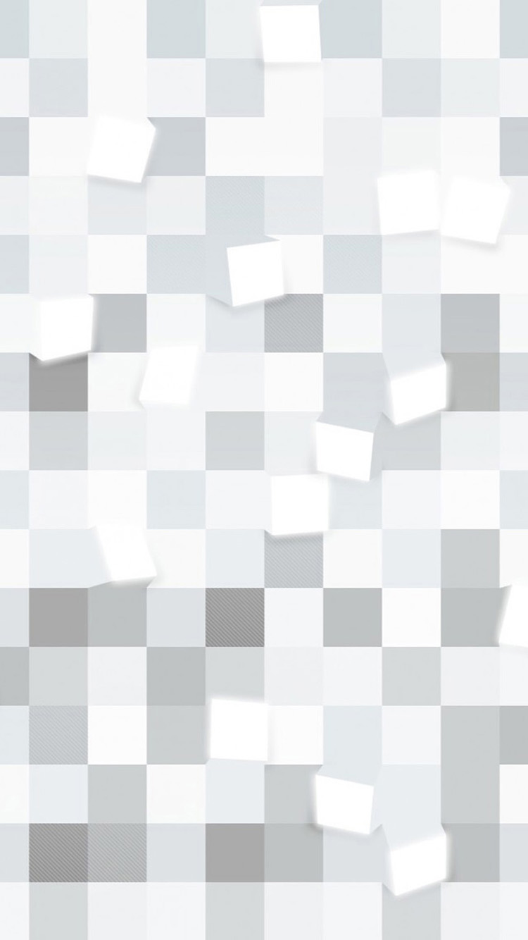White Squares iPhone Wallpaper HD