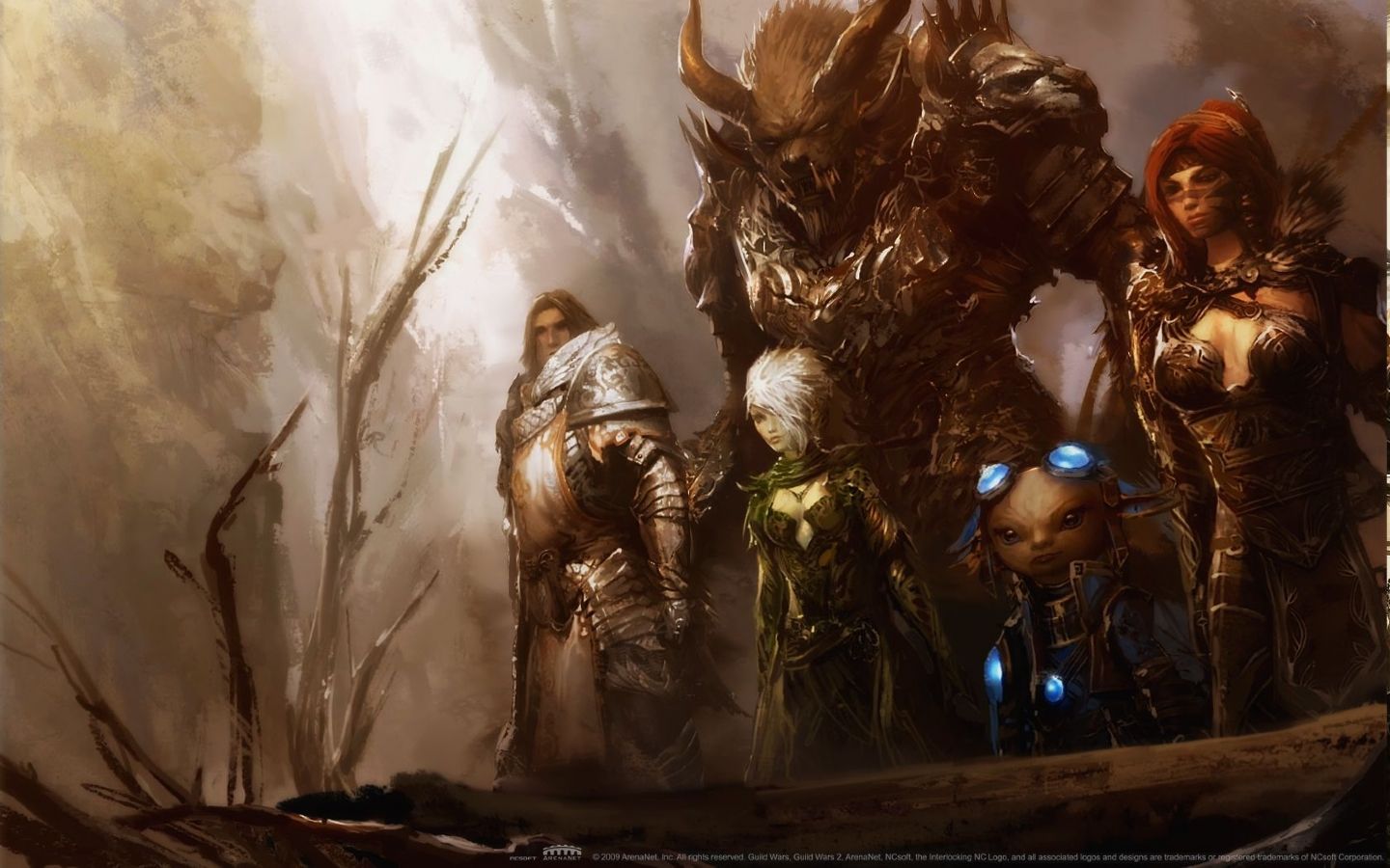 Guild Wars Races HD Wallpaper In Games Imageci
