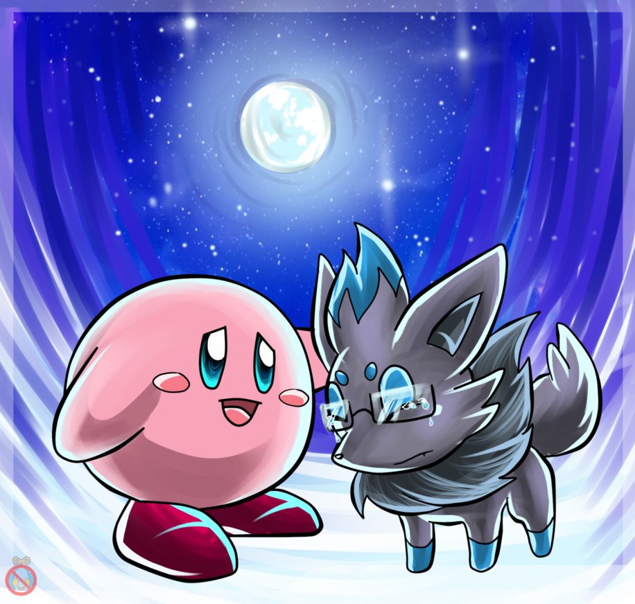 Cm Shiny Zorua And Kirby By Shadowhatesomochao