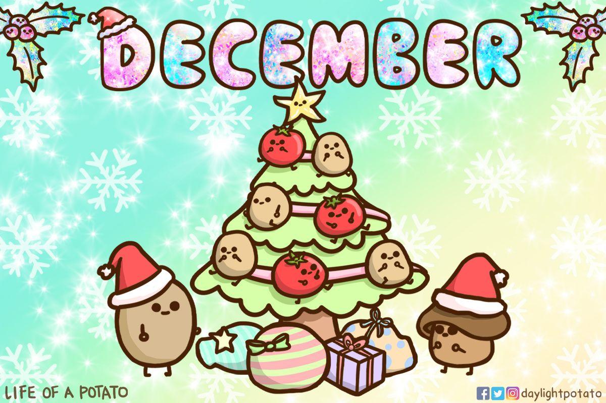 The Cutest Christmas Tree Free Calendar Wallpaper