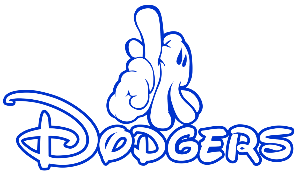 Mickey Hands LA Dodgers by suggesteez on