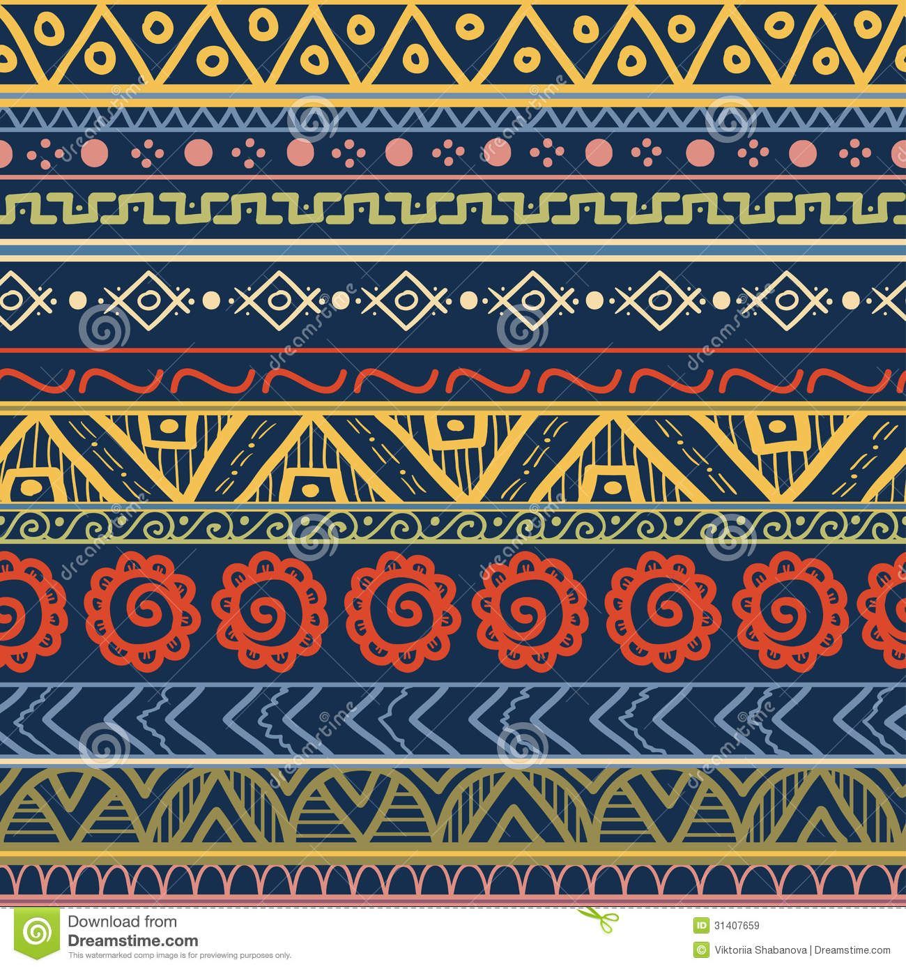 Tribal Pattern Wallpaper On