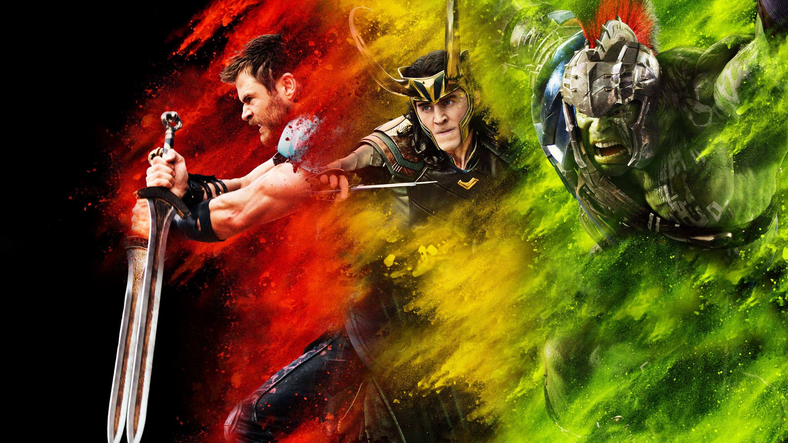 Thor Loki Hulk Ragnarok HD Movies 4k Wallpaper Image
