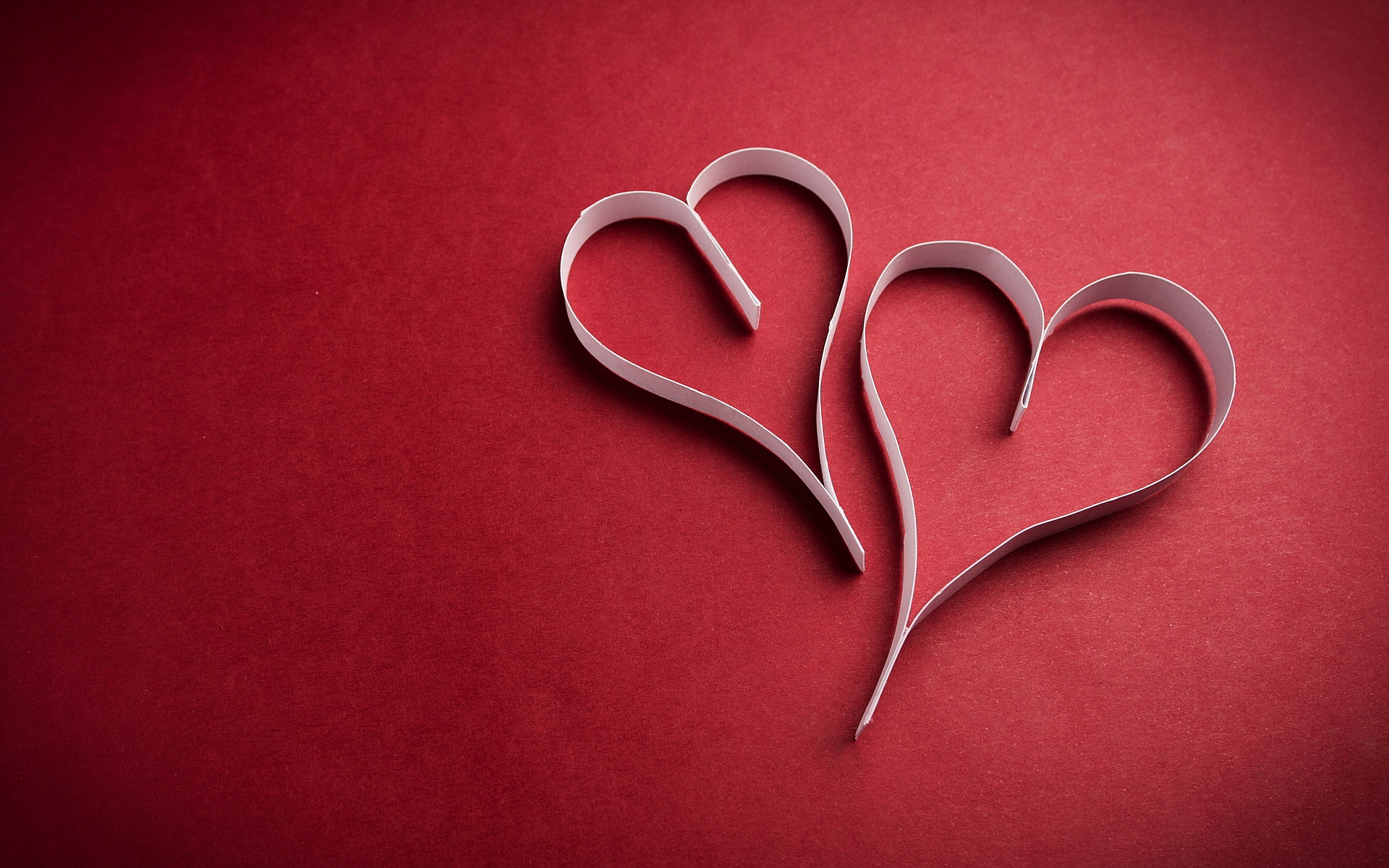 Cute Love Paper Heart Desktop Wallpaper HD