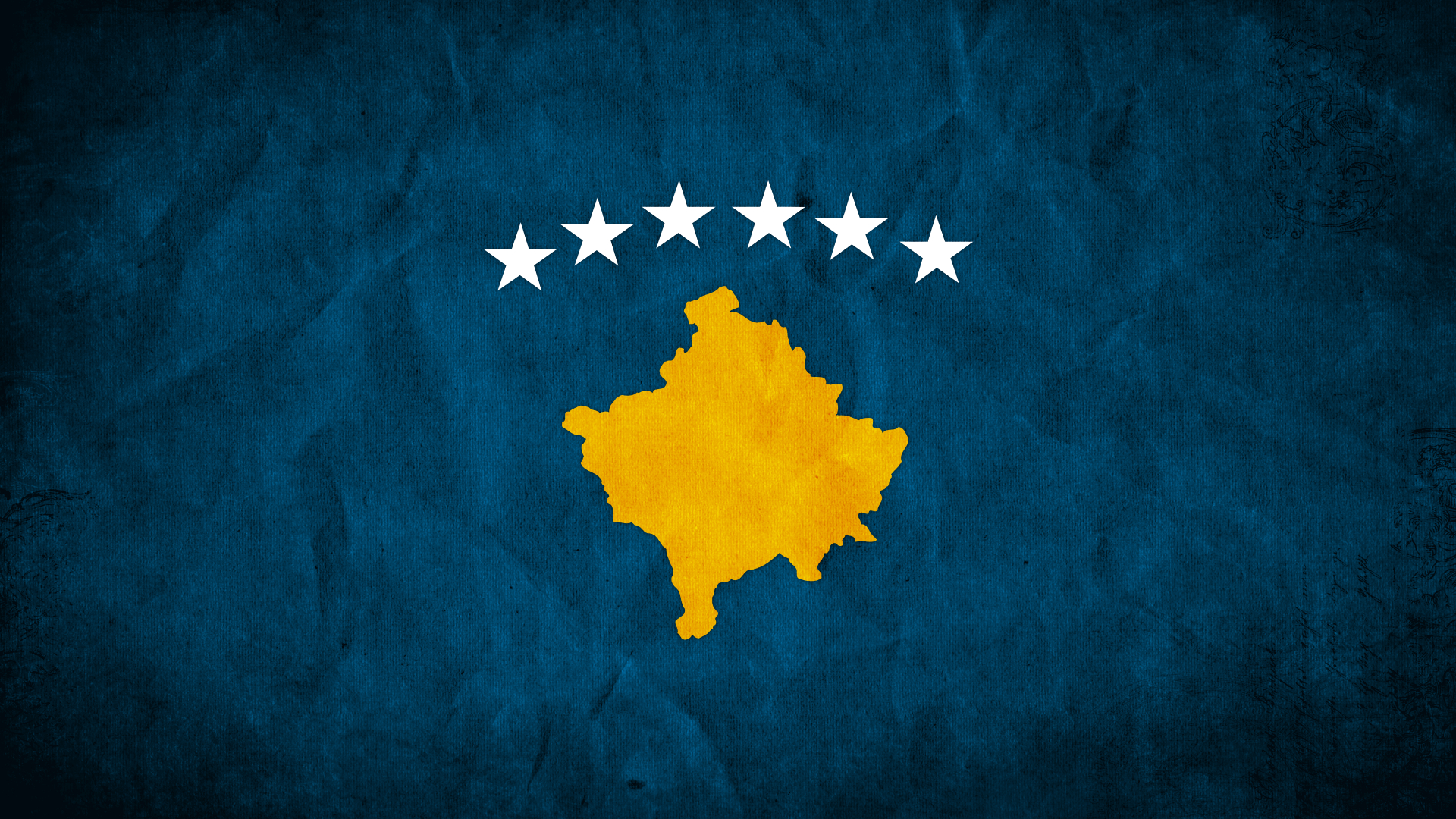 Kosovo Flag Desktop Wallpaper