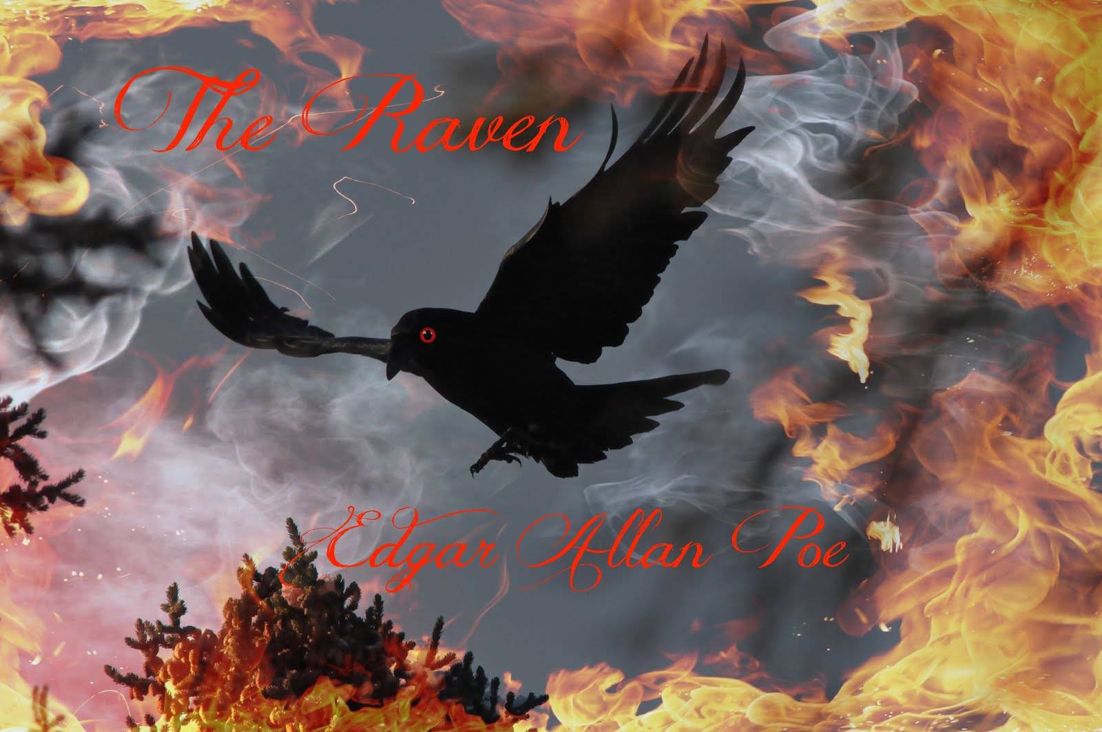 Edgar Allan Poe The Raven Wallpaper
