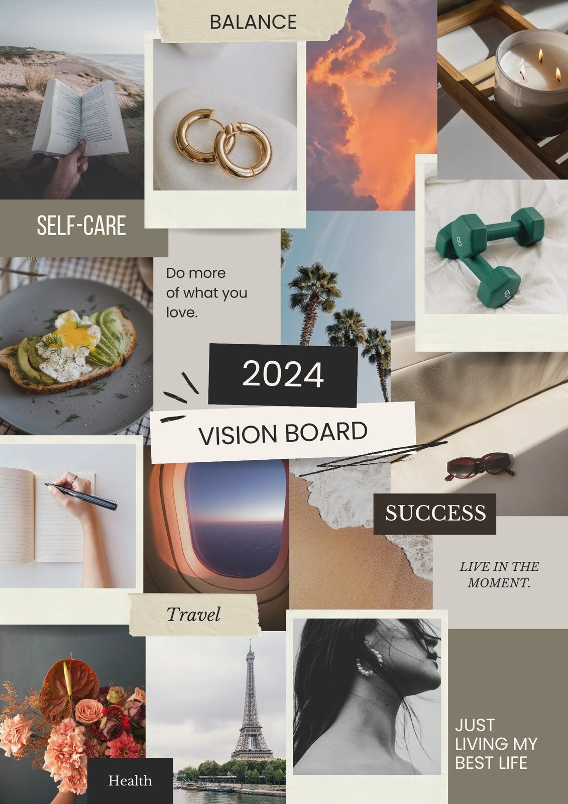 And Customizable Vision Board Templates