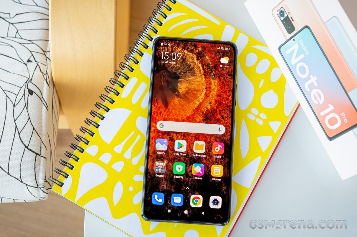 Xiaomi Redmi Note 10 Pro Max review Software performance