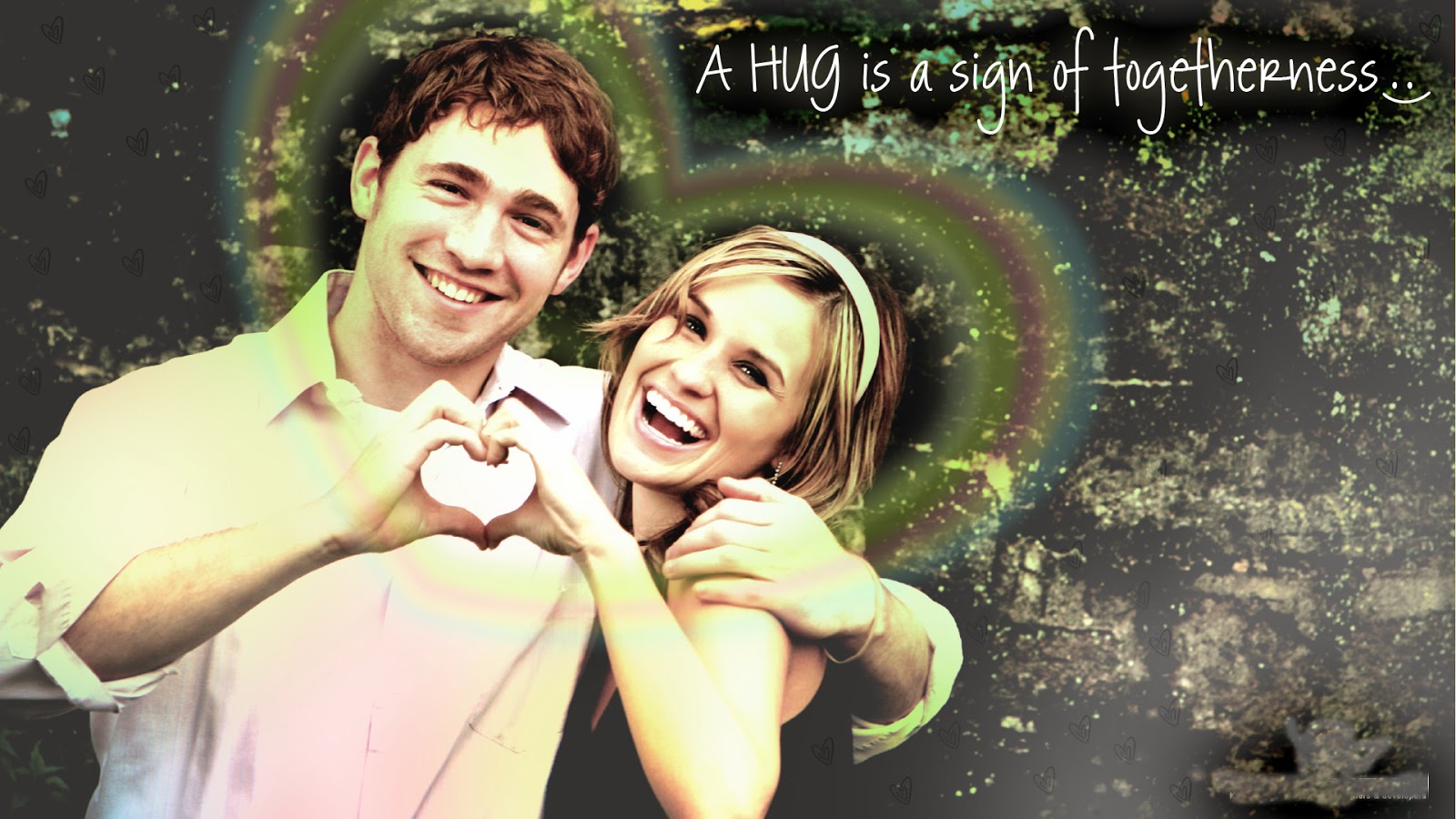 Happy Hug Day 12th February HD Wallpaper And