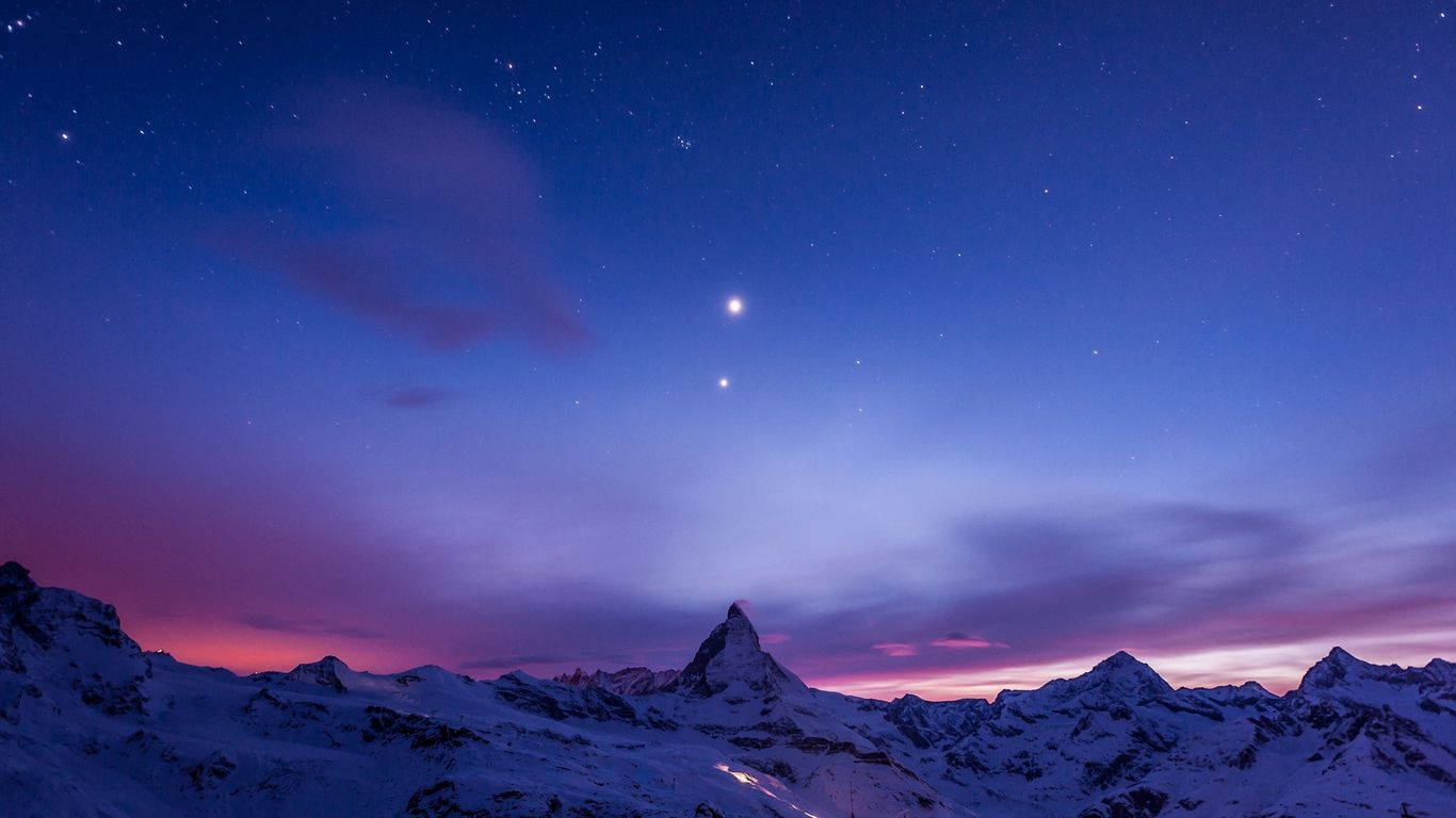Night Mountain Wallpaper