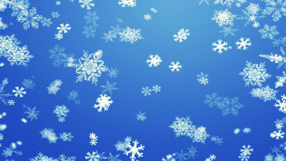 Beautiful Winter Snowflakes HD Wallpaper For iPhone