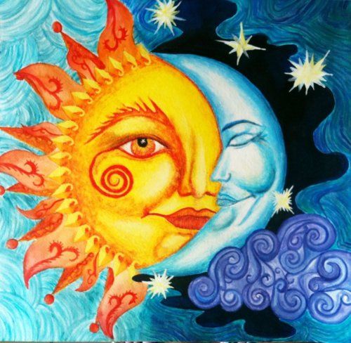 Free download celestial Sun Moonand Stars Pinterest [500x488] for your  Desktop, Mobile & Tablet | Explore 43+ Celestial Sun and Moon Wallpaper |  Sun Moon Stars Wallpaper, Celestial Wallpaper, Sun And Moon Backgrounds