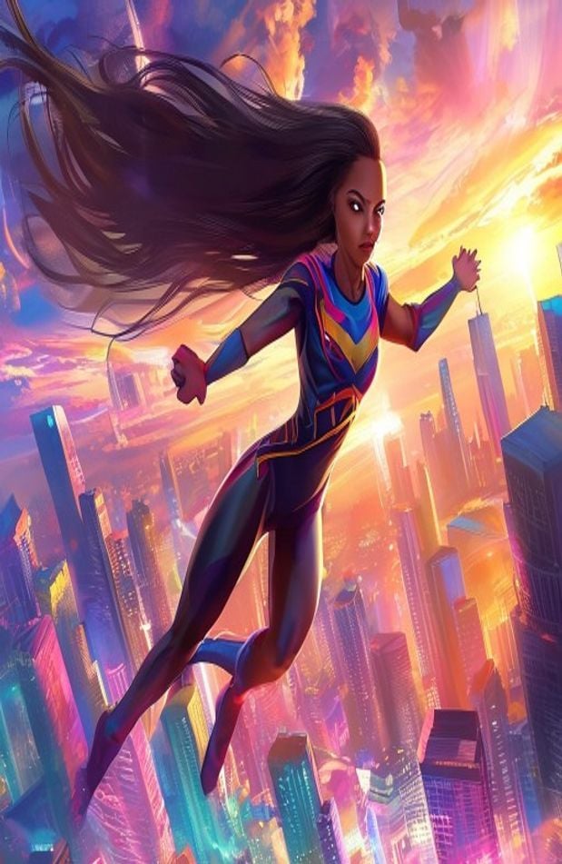 Female Superhero Wallpaper