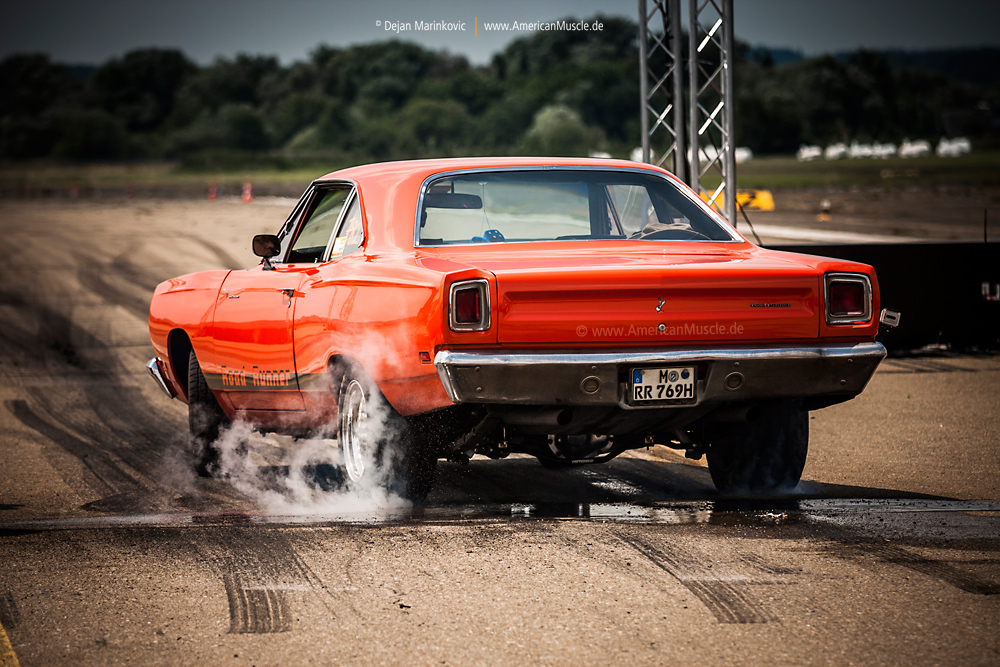 Plymouth Road Runner Burnout By Americanmuscle